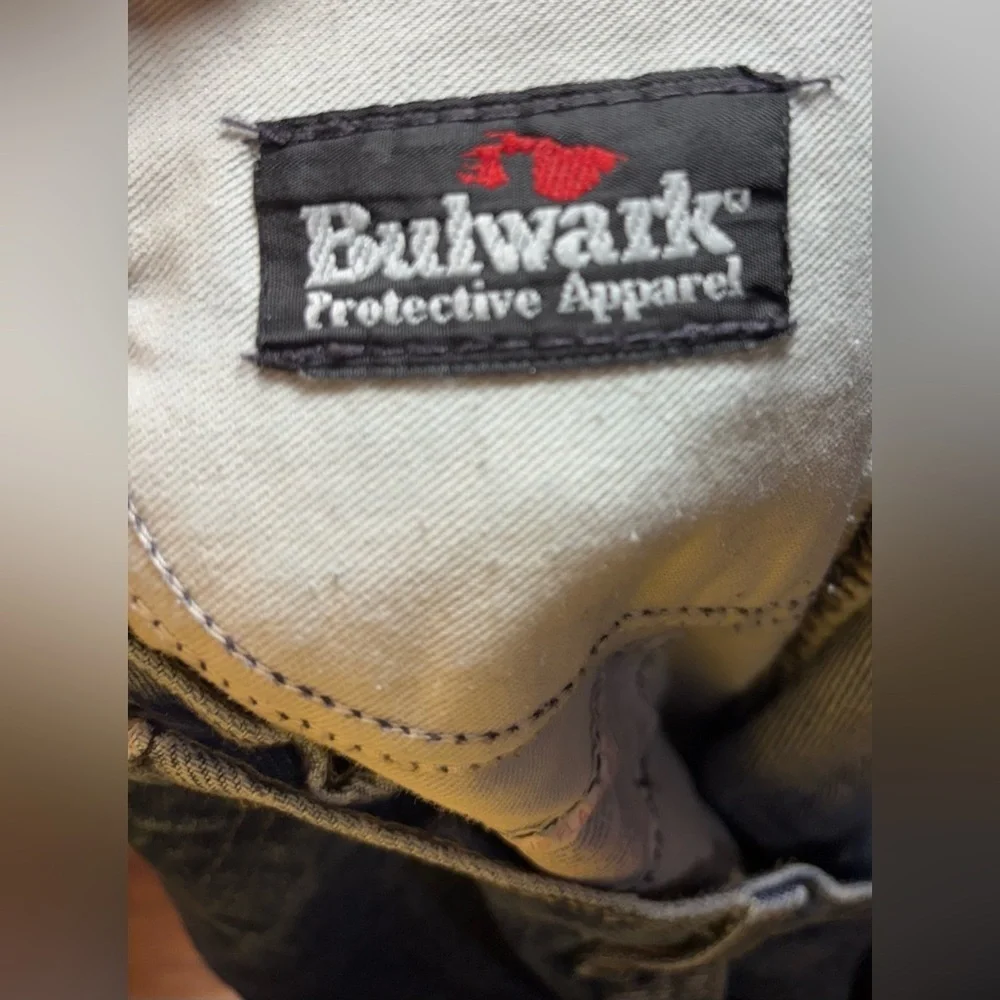 Bulwark FR Jeans Men 40x34 Flame Resistant Blue Denim Mechanic Work